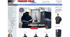 Desktop Screenshot of freezerwearstore.com